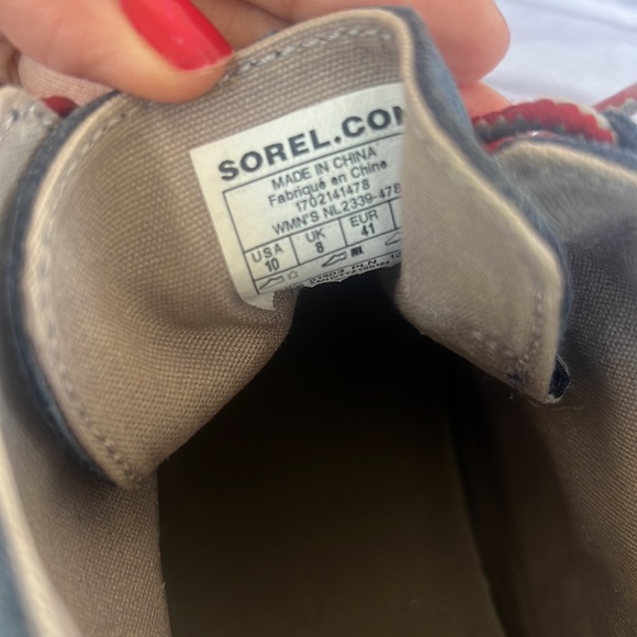 SOREL Out & about duck boots Snow/rain size 10 - Picture 4 of 6